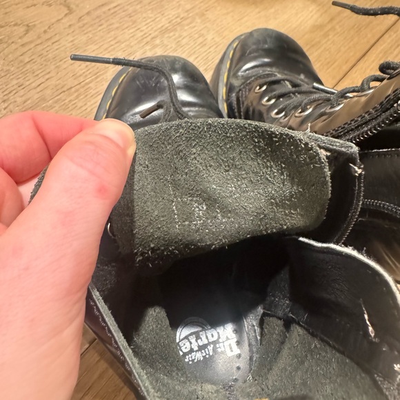 DR. MARTENS JADON BOOTS BLACK LEATHER WOMEN'S Size US 5/ EU 36/ UK 3 - Picture 8 of 8